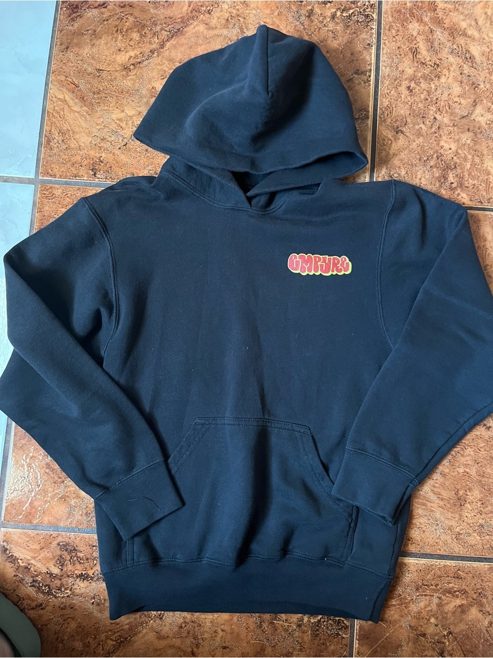 Empyre Kids Graffiti Logo Black Hoodie